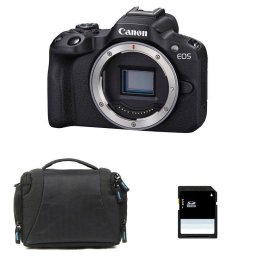 Cámara Mirrorless Canon EOS R50 24.2 MP Zoom Óptico Sensor APS-C WiFi Pantalla Orientable SD 8GB