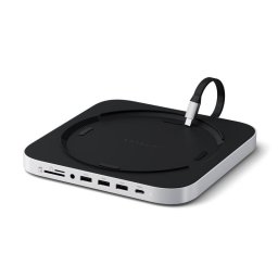 Base Satechi ST-GMMSHS para Mac Mini y Mac Studio con SSD NVMe, USB-C y lector de tarjetas
