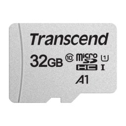 Memoria microSD Transcend 300S 32GB Clase 10 UHS-I A1 resistente