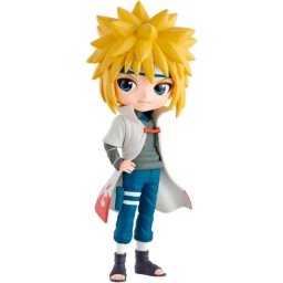 Figura coleccionable Banpresto Q Posket Namikaze Minato diseño chibi oficial