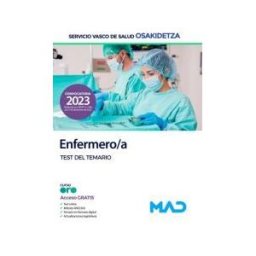 Ed. MAD Enfermero/a. Test Del Temario General. Servicio Vasco De Salud (osakidetza)
