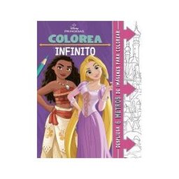 Libros Disney Princesas. Colorea Infinito: 6 Metros De Imágenes Para Colorear