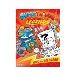Ediba Europa Eon, S.L. Libro Para Colorear Superthings Legends - España: dónde Está Mr King?