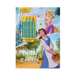 Libros Disney Princesas. Ceras. Bailes Y Flores