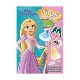 Libros Disney Princesas. Vísteme Con Pegatinas 2