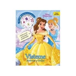 Libros Disney Princesas. Vísteme. Atrévete A Brillar: Adhesivos Con Purpurina