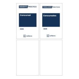 Lefebvre-El Derecho, S.A.0 Pack Memento Concursal 2026 Y Formularios Concursales 2026