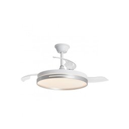 Ventilador Techo Mini Blanco y Plata 40 cm Serie Togog