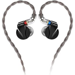 Auriculares FIIO FD15 con cable, graves mejorados, magnalium driver, negro, boquillas intercambiables