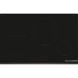Placa Inducción Bosch Serie 6 PVS831HC1E 80 cm, 4 Zonas, Control Táctil, Home Connect, Negro