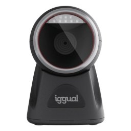 Lector códigos de barras fijo iggual L2DUSB-S-AX 1D 2D CMOS USB IP52 negro ABS PC PMMA TPU