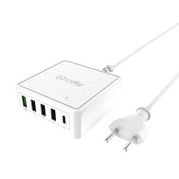 Celly Powerstation USB-C PD 60W Blanca