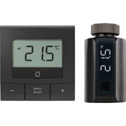 HOMEMATIC IP HMIP ETRV-EWTHBA - Termostato de radiador Evo + termostato de pared - básico, antra