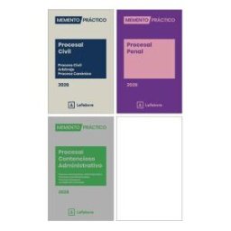 Lefebvre-El Derecho, S.A.0 Pack Memento Procesal Civil 2026 + Memento Procesal Penal 2026 + Memento Procesal Contencioso Administrativo 2026