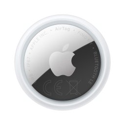 Localizador Apple AirTag Altavoz Potente IP67 Bluetooth NFC Plata Blanco