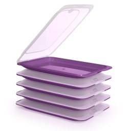Tatay Fresh - Lote De 5 Recipientes Porta Embutidos Y Alimentos. Berenjena 20