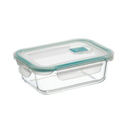 Tatay Take & Eat - Recipiente Hermético Rectangular De 0.64l En Vidrio Apto Horno