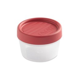 Tatay Twist - Recipiente Redondo De 0.2l Con Cierre Hermético A Rosca. Rojo Arandano