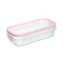 Tatay Clip Safe - Recipiente Hermético Rectangular 0.75l Con Cierre De Pestañas. Rojo