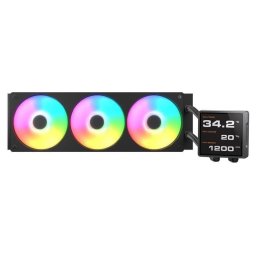 Refrigeración Líquida Cougar Poseidon RGB 360mm 3 Ventiladores Iluminación LED