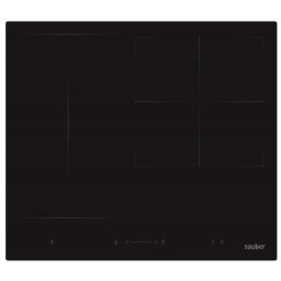Sauber Serie 7-800 Placa Vitrocerámica 3 Zonas 60cm Negra