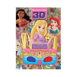 PI KIDS Busca Y Encuentra 3d Princesas Disney