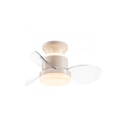 Ventilador Techo Pequeño Arena Aspas Acrilico Serie Salento