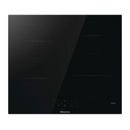 Placa Inducción 4 Zonas 7200W con Super Zona Touch Control Hisense HI6401BSC Negra 59,5cm