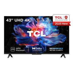 TV TCL DLED 43V6C 43" 4K Smart TV Google TV HDR Metallic