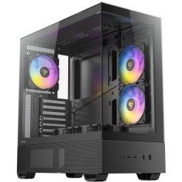 Caja ATX Antec CX705 aRGB vista panorámica 270° 5 ventiladores PWM