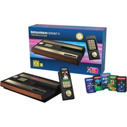 PLAION Intellivision Sprint Retro Sobremesa 45 Juegos Integrados Negra