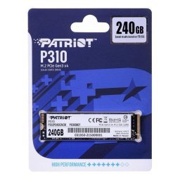 Disco Duro Patriot P310 240 GB M.2 NVMe PCIe Gen3 x4 1700 MB/s