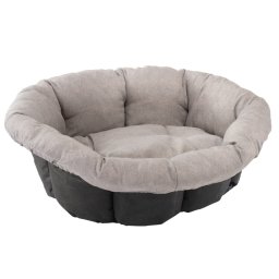 Funda Sofá Tweed beige para la cesta Ferplast Siesta Deluxe (sin cesta) - Talla 6: 73 x 55 x 27 cm (L x An x Al)