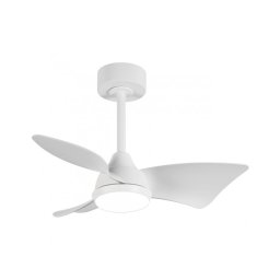 Ventilador Techo Actual Blanco con Led Serie Tauro