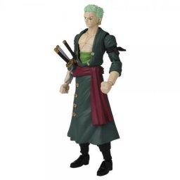 Figura de acción coleccionable Bandai One Piece Zoro 18 cm multicolor articulada