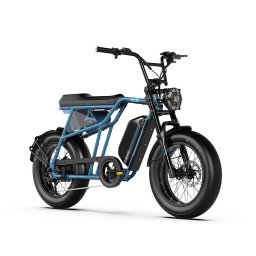 Bicicleta eléctrica Qreate Cavet Air 20" x 4.0 fat bike 250W batería 15,6Ah frenos hidráulicos