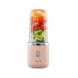 Licuadora Deerma NU05 portátil 400 ml 140 W acero inoxidable rosa