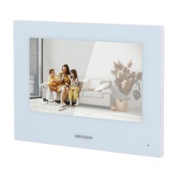 Monitor videoportero Hikvision DS-KH6320-WTE1-W pantalla táctil 7" PoE Wi-Fi blanco