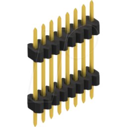 FISCHER ELEKTRONIK FIS SLVW6 092 8 - Tira apilable, 1 fila, 1 x 8 - 1,27 mm