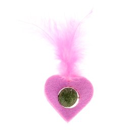 TIAKI corazón de menta para gatos con pluma - 1 unidad