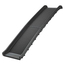 Rampa plegable para perros Trixie, negra - 156 x 40 cm (L x An)