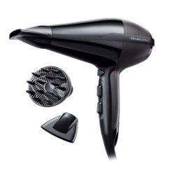 Secador de Pelo Iónico Remington AC5912 2200W 3 Temperaturas 2 Velocidades Negro