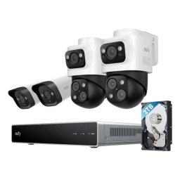 Cámara IP Eufy NVR Security System S4 4K Zoom Óptico Visión Nocturna Interior y Exterior IP67