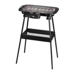 Parrilla eléctrica Melchioni Family BBQ2 negra 2000 W 38x22 cm