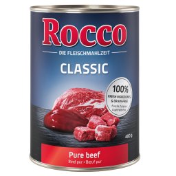 Oferta de prueba: Rocco comida húmeda 1 x 400 g - Vacuno puro (Rocco Classic)