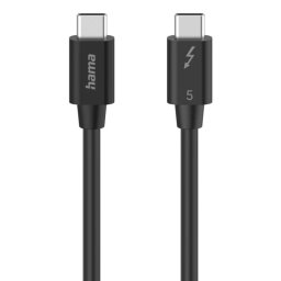 Cable USB-C Hama 00200796 1m Thunderbolt 5 240W 80 Gbit/s Negro