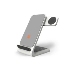Cargador STM Bags ChargeTree Swing inalámbrico USB blanco para smartphone y smartwatch