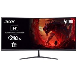 Monitor Acer ED340CURX0bmiipx 34" UltraWide Quad HD 200Hz LCD Curvo 1 ms FreeSync Premium