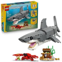 Set de construcción LEGO 31381 Feroz Tiburón Creator 3en1 Animales Marinos 379 piezas