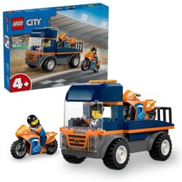 Set de construcción LEGO 60491 Camión de Transporte de Motos con 2 minifiguras y accesorios